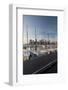 Yacht Harbour Near Brooklyn Bridge Park, Manhattan Skyline, New York-Rainer Mirau-Framed Photographic Print