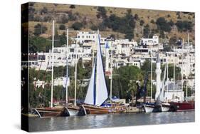 Yacht Marina, Bodrum, Anatolia, Turkey, Asia Minor, Eurasia-Richard Cummins-Stretched Canvas