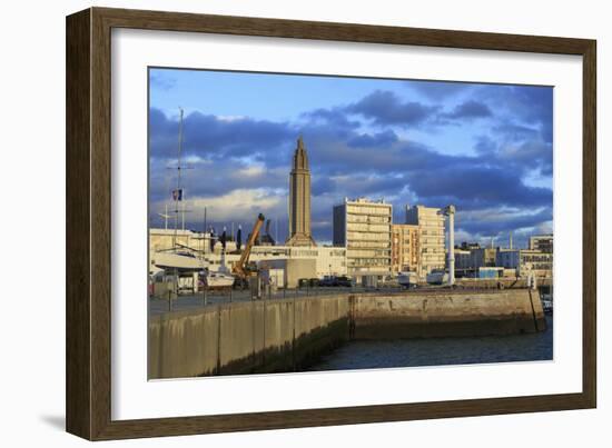 Yacht Marina in Le Havre, Normandy, France, Europe-Richard Cummins-Framed Photographic Print