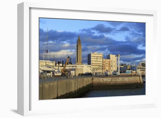 Yacht Marina in Le Havre, Normandy, France, Europe-Richard Cummins-Framed Photographic Print