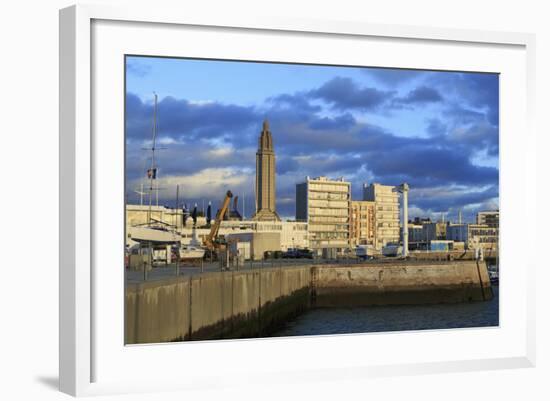 Yacht Marina in Le Havre, Normandy, France, Europe-Richard Cummins-Framed Photographic Print