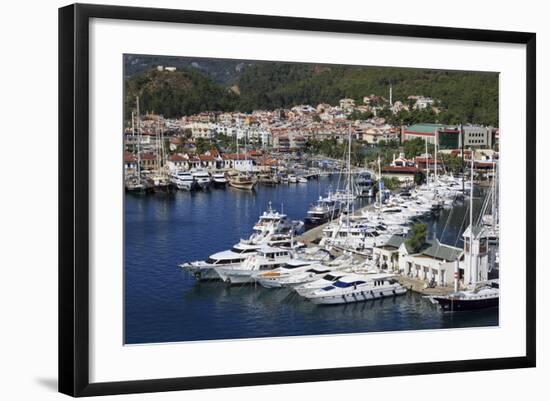 Yacht Marina, Marmaris, Anatolia, Turkey, Asia Minor, Eurasia-Richard-Framed Photographic Print