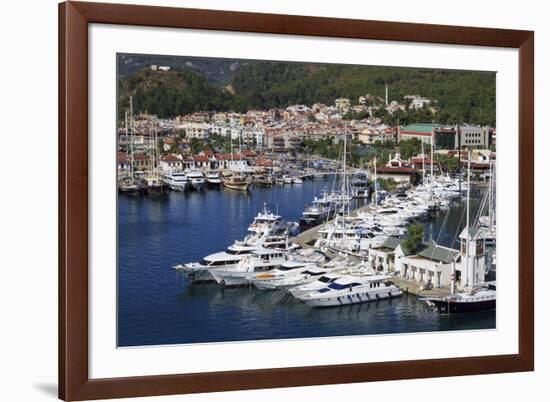 Yacht Marina, Marmaris, Anatolia, Turkey, Asia Minor, Eurasia-Richard-Framed Photographic Print