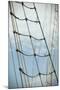 Yacht Mast against Blue Summer Sky. Yachting-Voy-Mounted Photographic Print