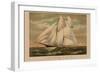 Yacht Norseman of New York-null-Framed Art Print