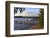 Yacht on Julso Lake, Near Silkeborg, Lake District, Jutland, Denmark, Scandinavia, Europe-Stuart Black-Framed Photographic Print