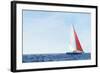 Yacht on Ocean-null-Framed Photo