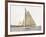 Yacht on Sydney Harbour-null-Framed Art Print