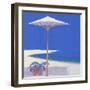 Yacht Passing the Terrace, 1999-John Miller-Framed Giclee Print