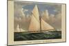 Yacht "Puritan" of Boston-null-Mounted Art Print