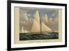 Yacht "Puritan" of Boston-null-Framed Premium Giclee Print