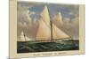 Yacht "Puritan" of Boston-null-Mounted Premium Giclee Print