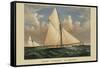 Yacht "Puritan" of Boston-null-Framed Stretched Canvas
