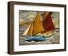 Yacht Race at Portscato, Cornwall, 1928-Christopher Wood-Framed Giclee Print