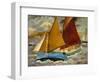 Yacht Race at Portscato, Cornwall, 1928-Christopher Wood-Framed Giclee Print