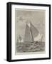 Yacht-Race for the America Cup-null-Framed Giclee Print