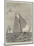 Yacht-Race for the America Cup-null-Mounted Giclee Print