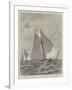 Yacht-Race for the America Cup-null-Framed Giclee Print