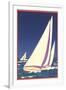 Yacht Race, Graphics-null-Framed Art Print