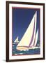 Yacht Race, Graphics-null-Framed Art Print