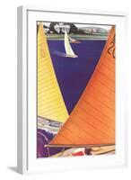 Yacht Race, Graphics-null-Framed Art Print