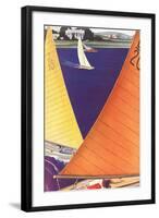 Yacht Race, Graphics-null-Framed Art Print