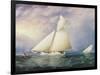 Yacht Race in New York Harbor-James^ E Buttersworth-Framed Giclee Print