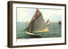 Yacht Race, Madison, Wisconsin-null-Framed Art Print