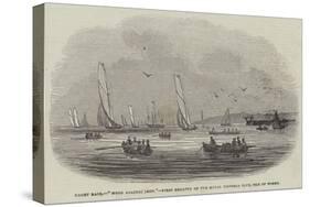 Yacht Race, Wood Against Iron, First Regatta of the Royal Victoria Club, Isle of Wight-null-Stretched Canvas