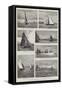 Yacht-Racing on the Clyde-null-Framed Stretched Canvas