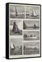 Yacht-Racing on the Clyde-null-Framed Stretched Canvas