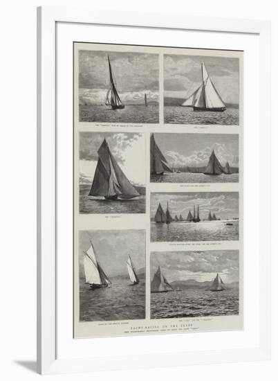 Yacht-Racing on the Clyde-null-Framed Giclee Print