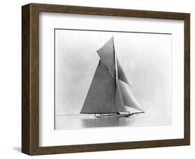 Yacht Reliance at Full Sail-null-Framed Photographic Print