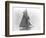 Yacht Reliance at Full Sail-null-Framed Photographic Print