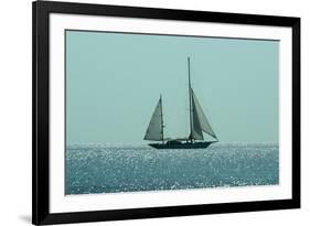 Yacht Sailing in Mediterranean during Summer-ilker canikligil-Framed Photographic Print