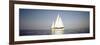 Yacht Sailing in the Sea-null-Framed Photographic Print