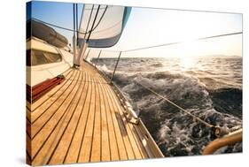Yacht, Sailing Regatta. Luxury Yachts.-De Visu-Stretched Canvas