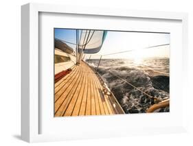 Yacht, Sailing Regatta. Luxury Yachts.-De Visu-Framed Photographic Print