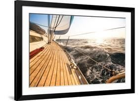 Yacht, Sailing Regatta. Luxury Yachts.-De Visu-Framed Photographic Print