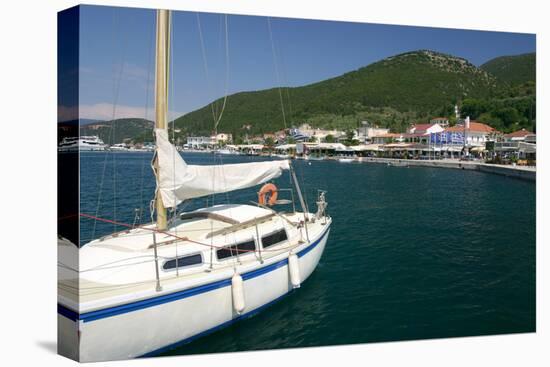 Yacht, Sami, Kefalonia, Greece-Peter Thompson-Stretched Canvas