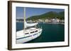 Yacht, Sami, Kefalonia, Greece-Peter Thompson-Framed Photographic Print