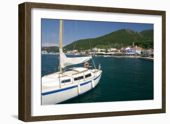 Yacht, Sami, Kefalonia, Greece-Peter Thompson-Framed Photographic Print