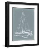 Yacht Sketches I-Ethan Harper-Framed Art Print