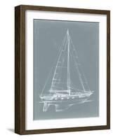 Yacht Sketches II-Ethan Harper-Framed Art Print