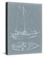 Yacht Sketches III-Ethan Harper-Stretched Canvas