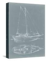 Yacht Sketches III-Ethan Harper-Stretched Canvas