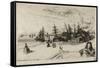 Yacht Tavern, Erith, 1865-Francis Seymour Haden-Framed Stretched Canvas