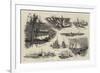 Yachting, a Cutter Match on the Thames-William Lionel Wyllie-Framed Giclee Print