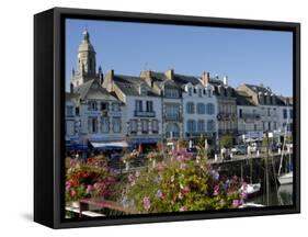 Yachting and Fishing Port, Le Croisic, Brittany, France, Europe-Groenendijk Peter-Framed Stretched Canvas