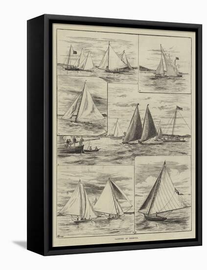 Yachting at Bermuda-Thomas Harrington Wilson-Framed Stretched Canvas